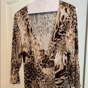 Dana Buchanan XL animal print top